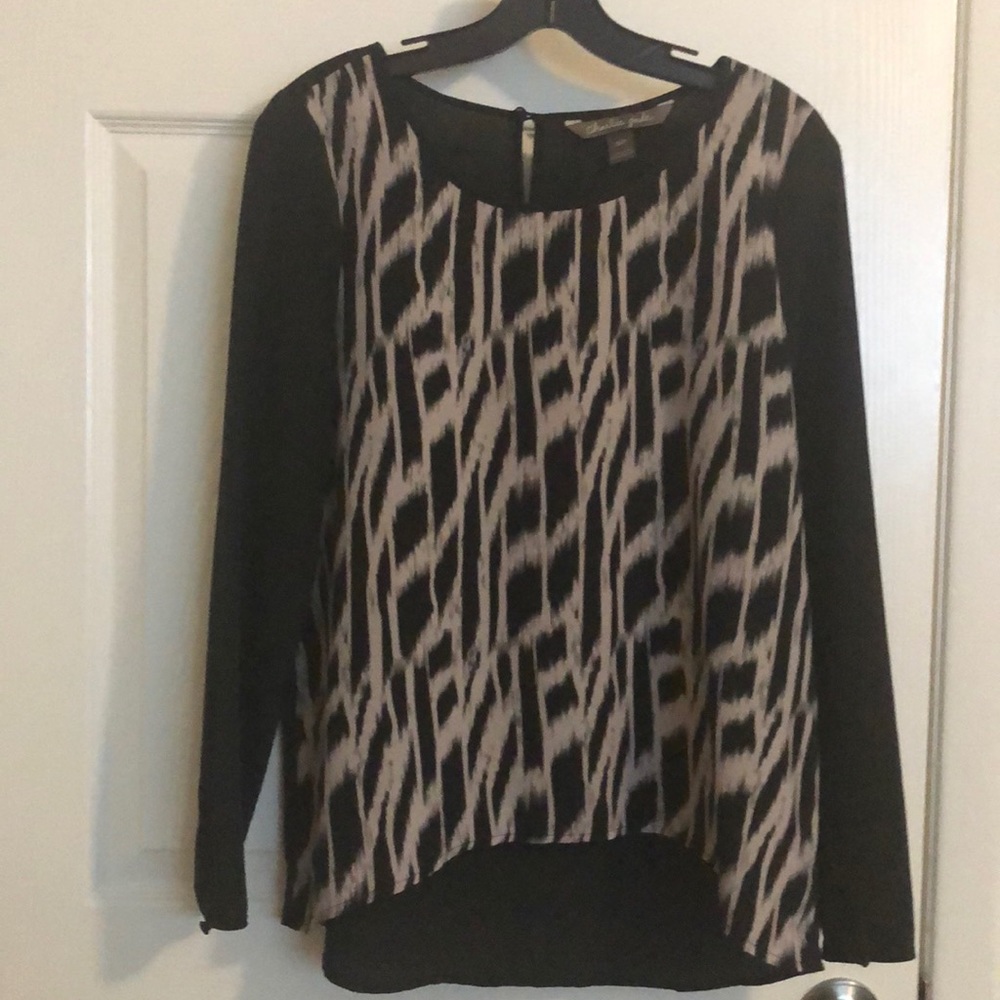 Elegant print blouse